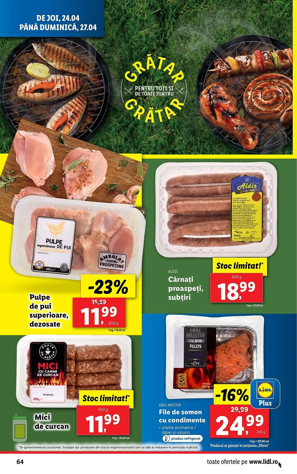 Catalog Catalog Lidl de la 22 aprilie până la 27 aprilie 2025 - Revista Pagina 64