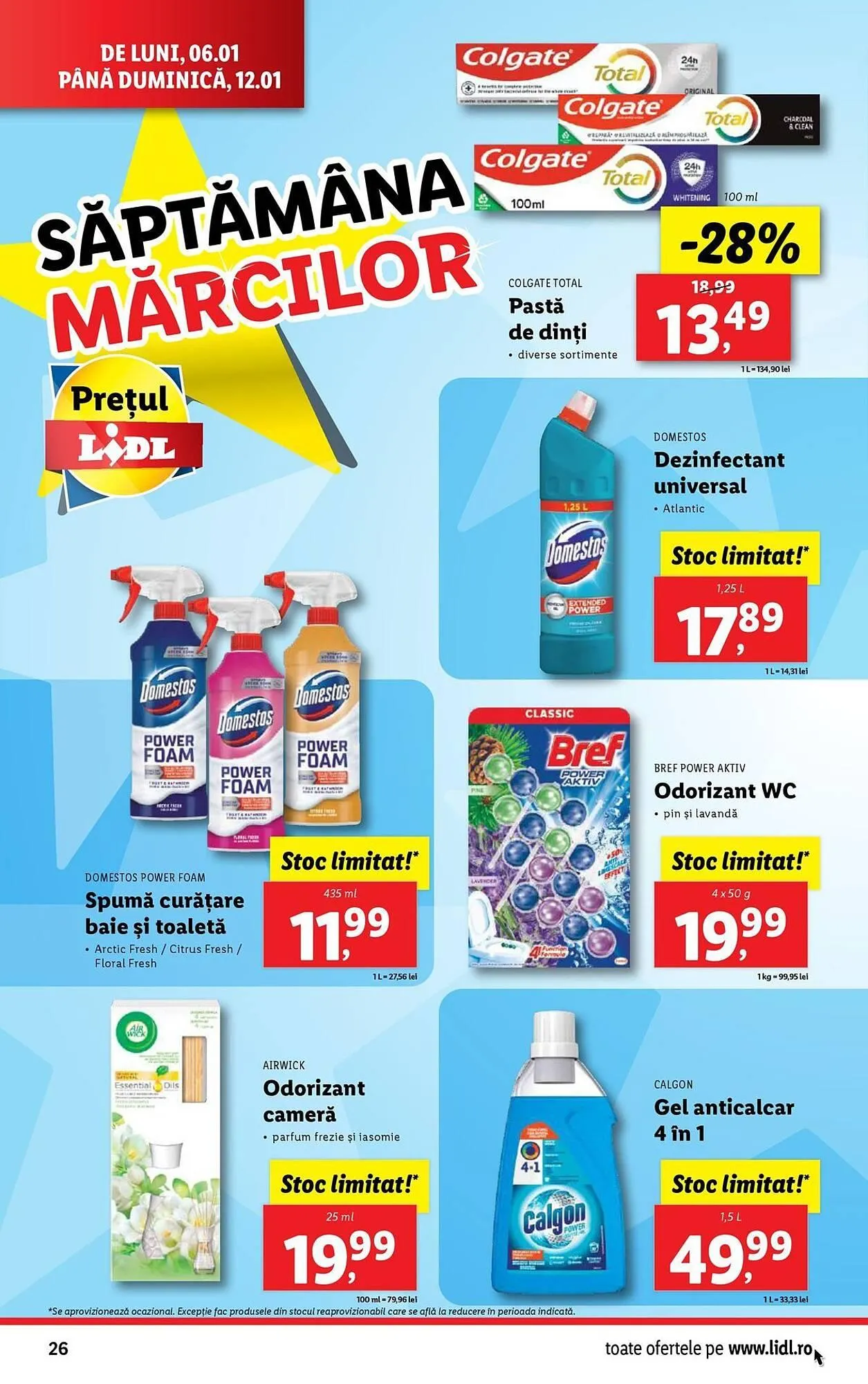 Catalog Catalog Lidl de la 6 ianuarie până la 12 ianuarie 2025 - Revista Pagina 26