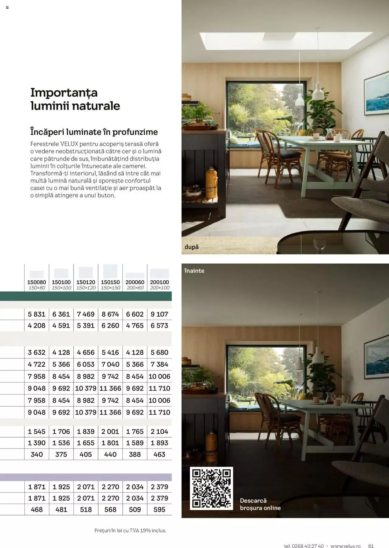 Catalog Catalog Velux de la 19 martie până la 31 decembrie 2024 - Revista Pagina 61