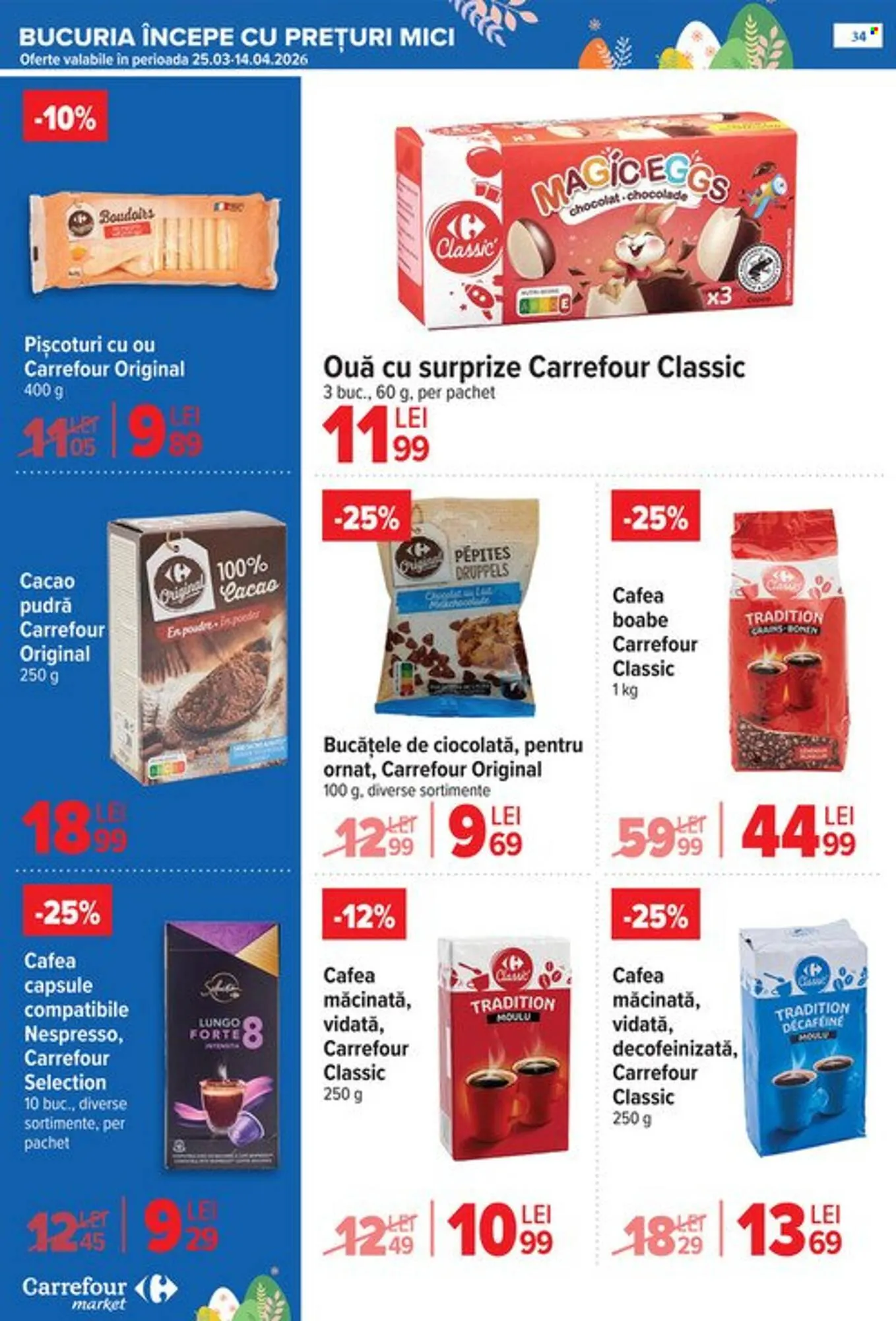 Catalog Catalog Carrefour Market de la 25 martie până la 5 aprilie 2026 - Revista Pagina 38