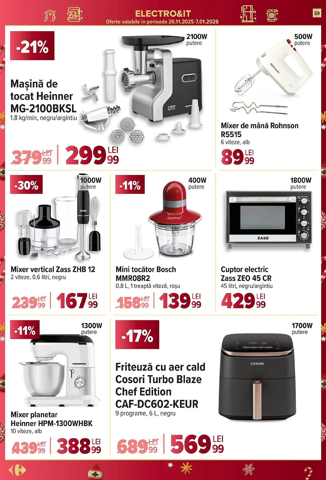 Catalog Catalog Carrefour de la 26 noiembrie până la 2 decembrie 2025 - Revista Pagina 59