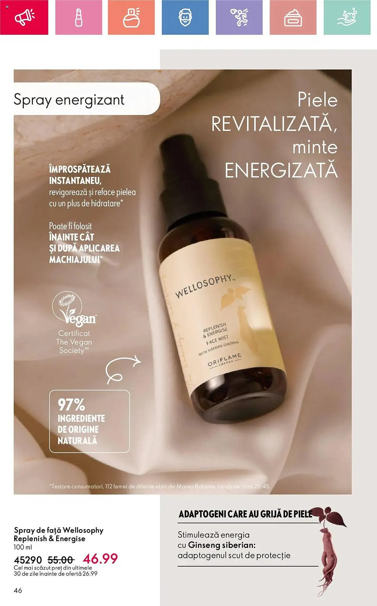 Catalog Catalog Oriflame de la 29 decembrie până la 18 ianuarie 2025 - Revista Pagina 46