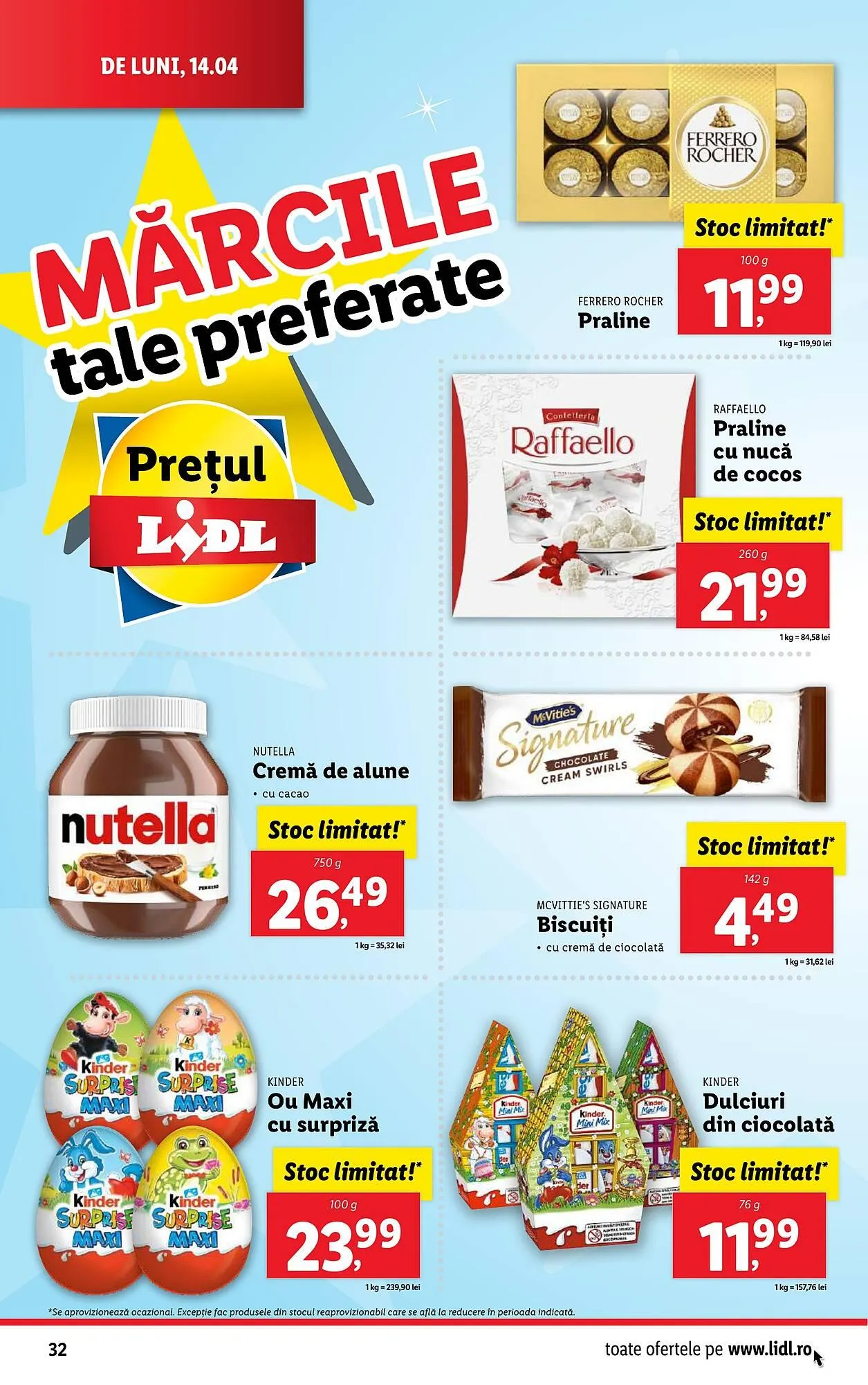 Catalog Catalog Lidl de la 14 aprilie până la 19 aprilie 2025 - Revista Pagina 32