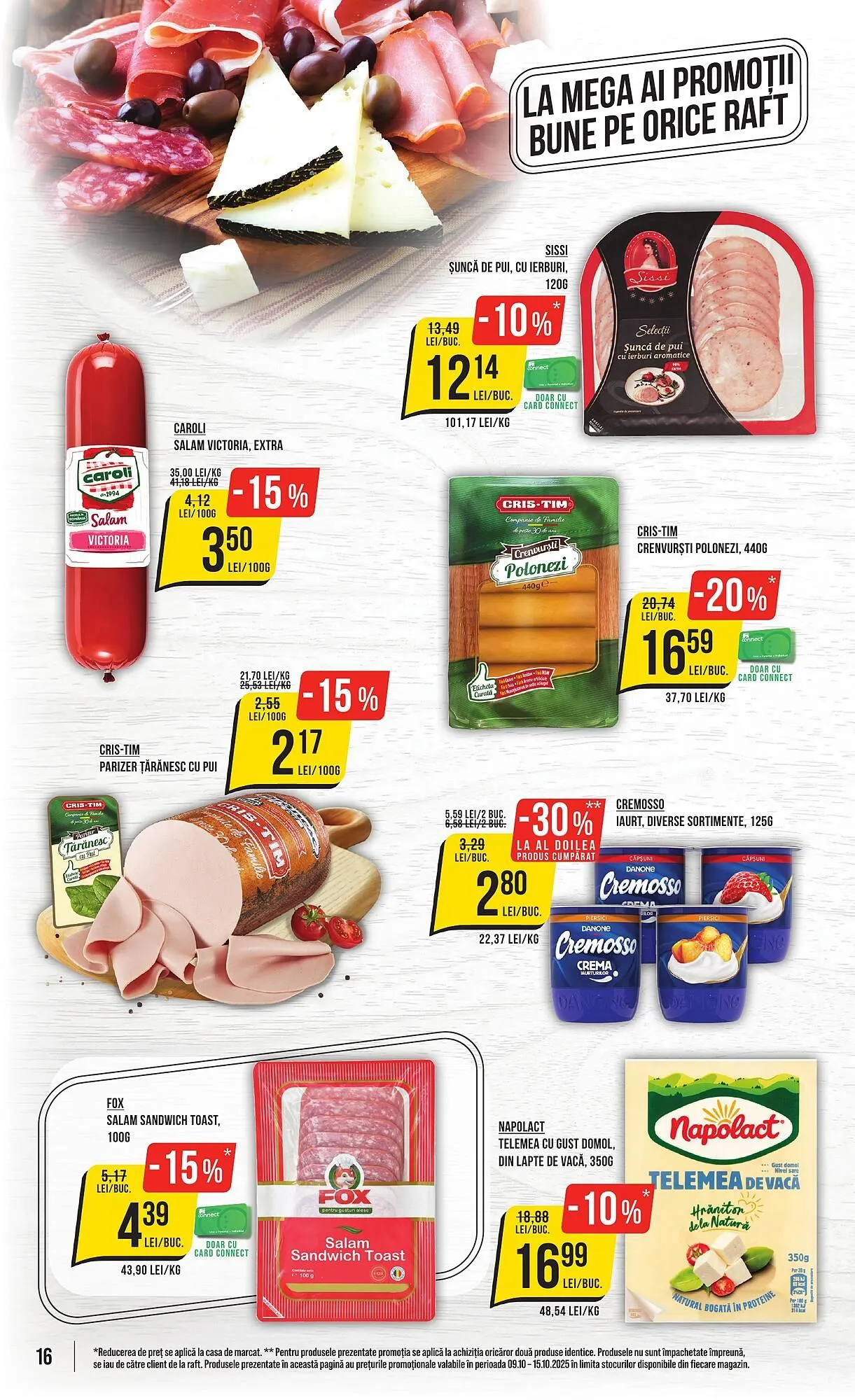 Catalog Catalog Mega Image de la 9 octombrie până la 15 octombrie 2025 - Revista Pagina 16