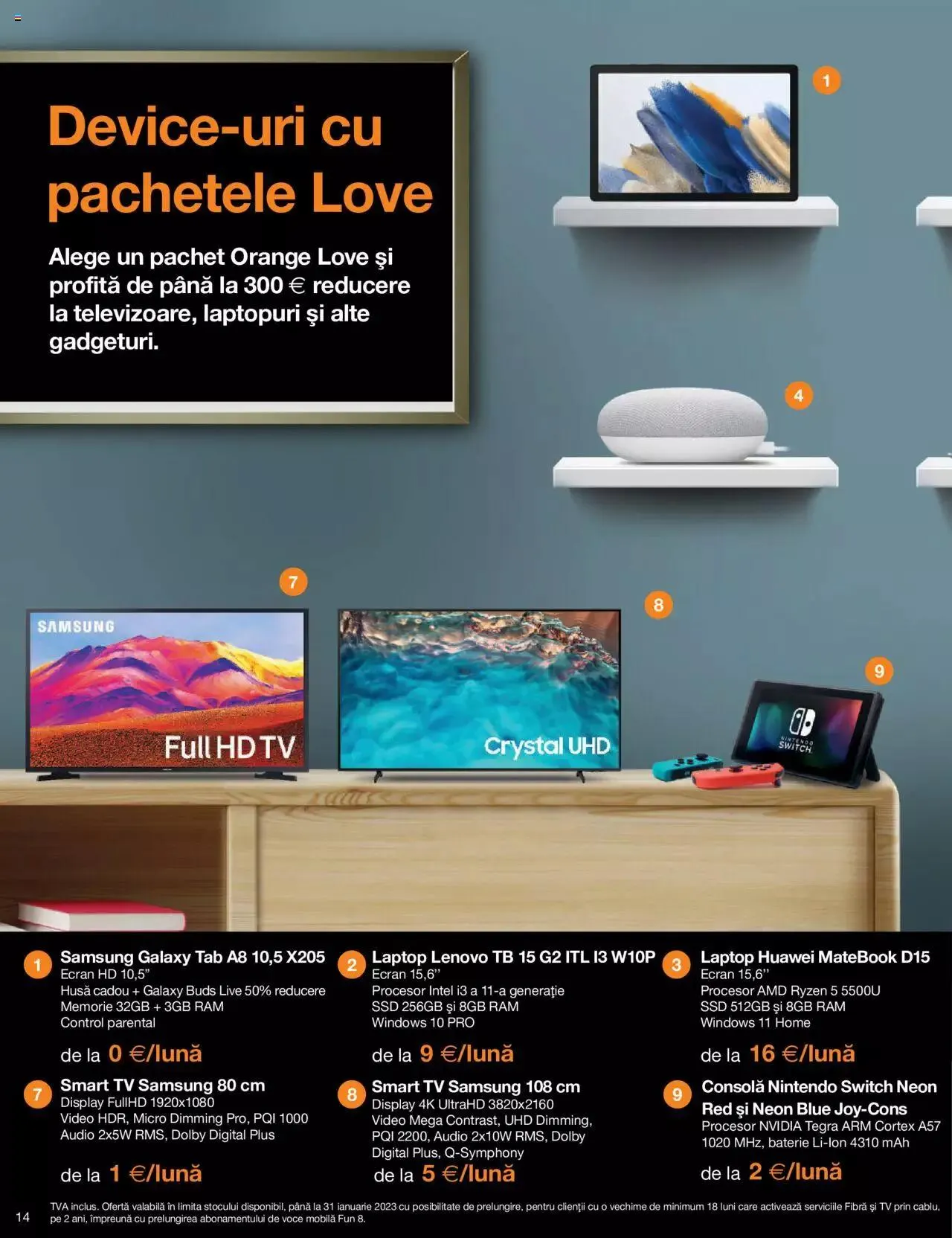 Catalog Orange - Catalog nou de la 21 decembrie până la 31 decembrie 2023 - Revista Pagina 14