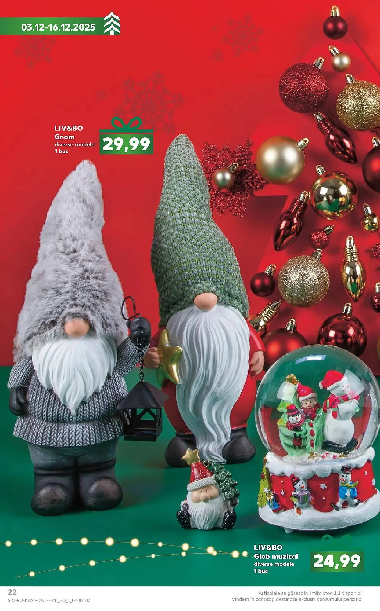 Catalog Catalog Kaufland de la 3 decembrie până la 16 decembrie 2025 - Revista Pagina 22