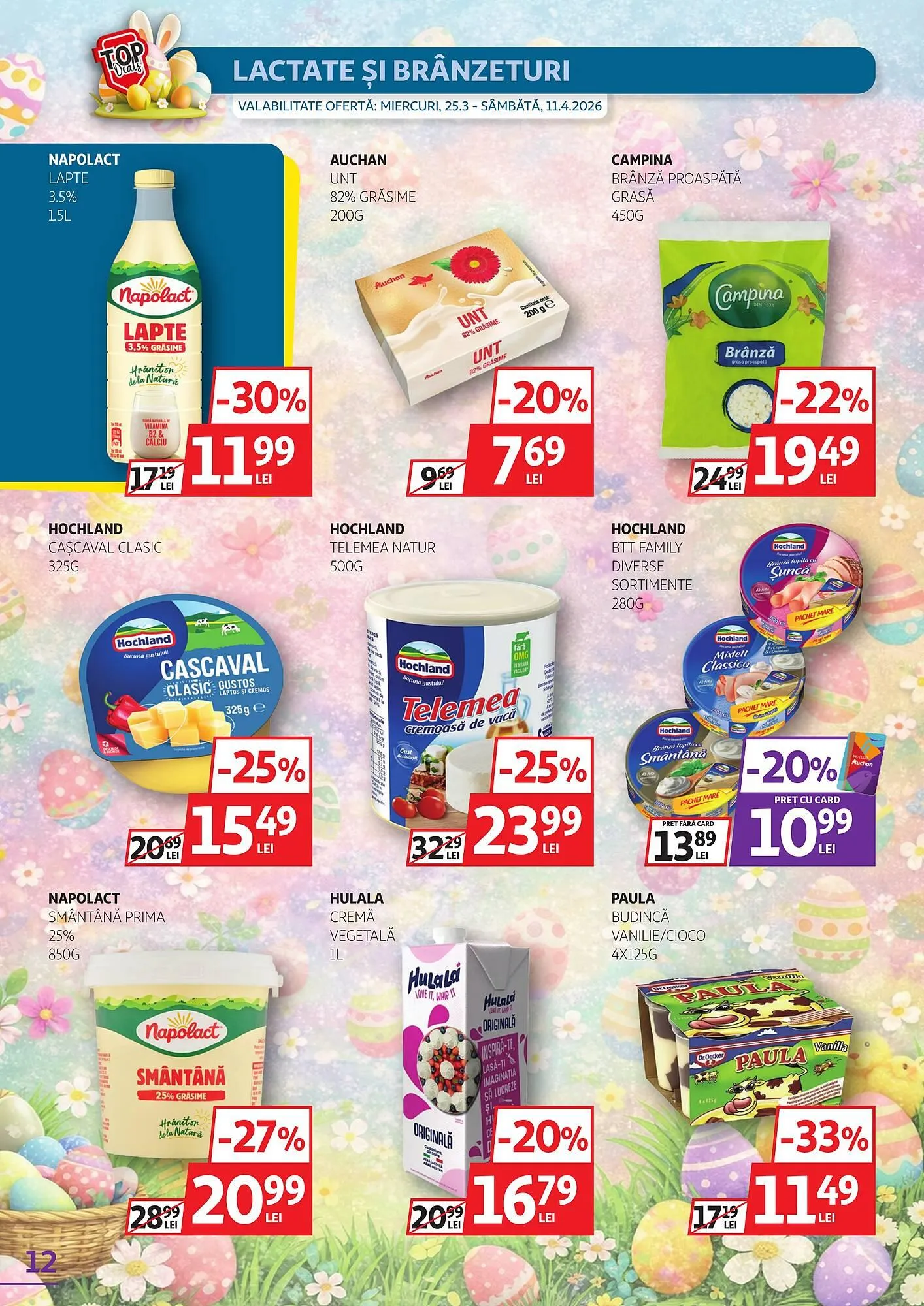 Catalog Catalog Auchan de la 25 martie până la 11 aprilie 2026 - Revista Pagina 12