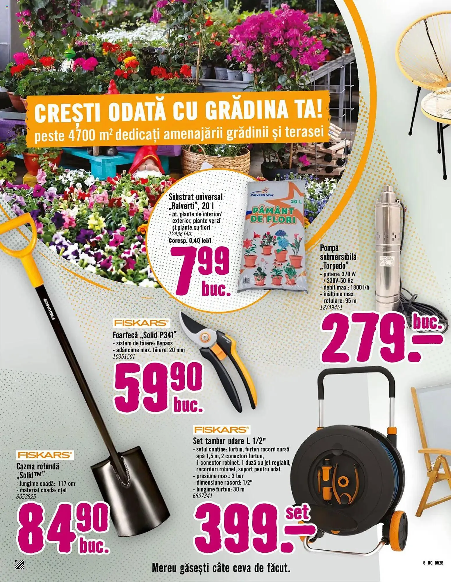Catalog Magazine Hornbach de la 5 mai până la 5 iunie 2026 - Revista Pagina 6