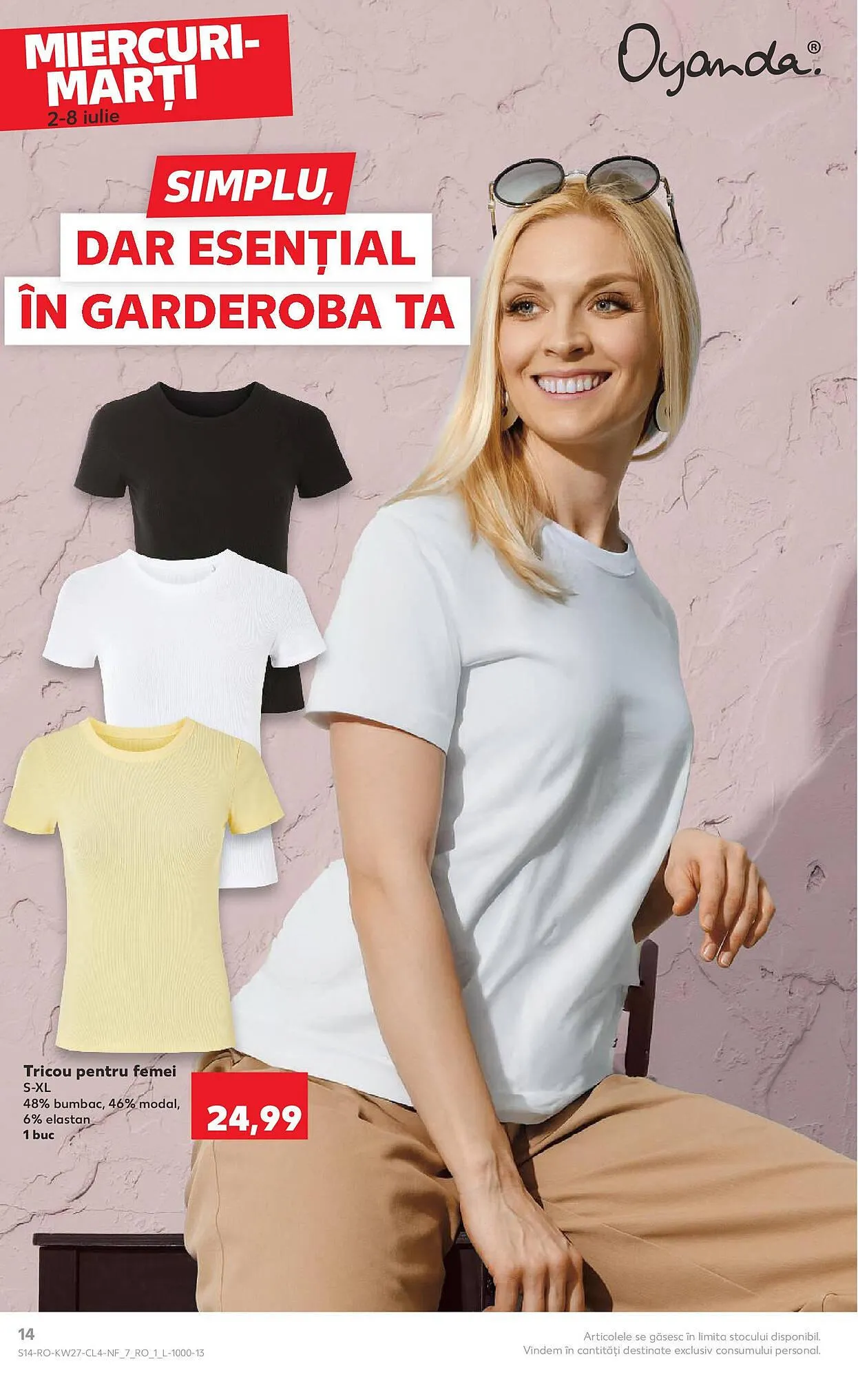 Catalog Catalog Kaufland de la 2 iulie până la 8 iulie 2025 - Revista Pagina 14