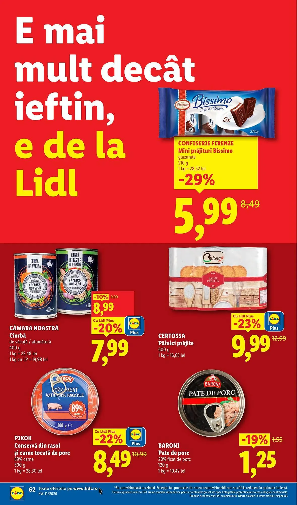 Catalog Catalog Lidl de la 9 martie până la 15 martie 2026 - Revista Pagina 62
