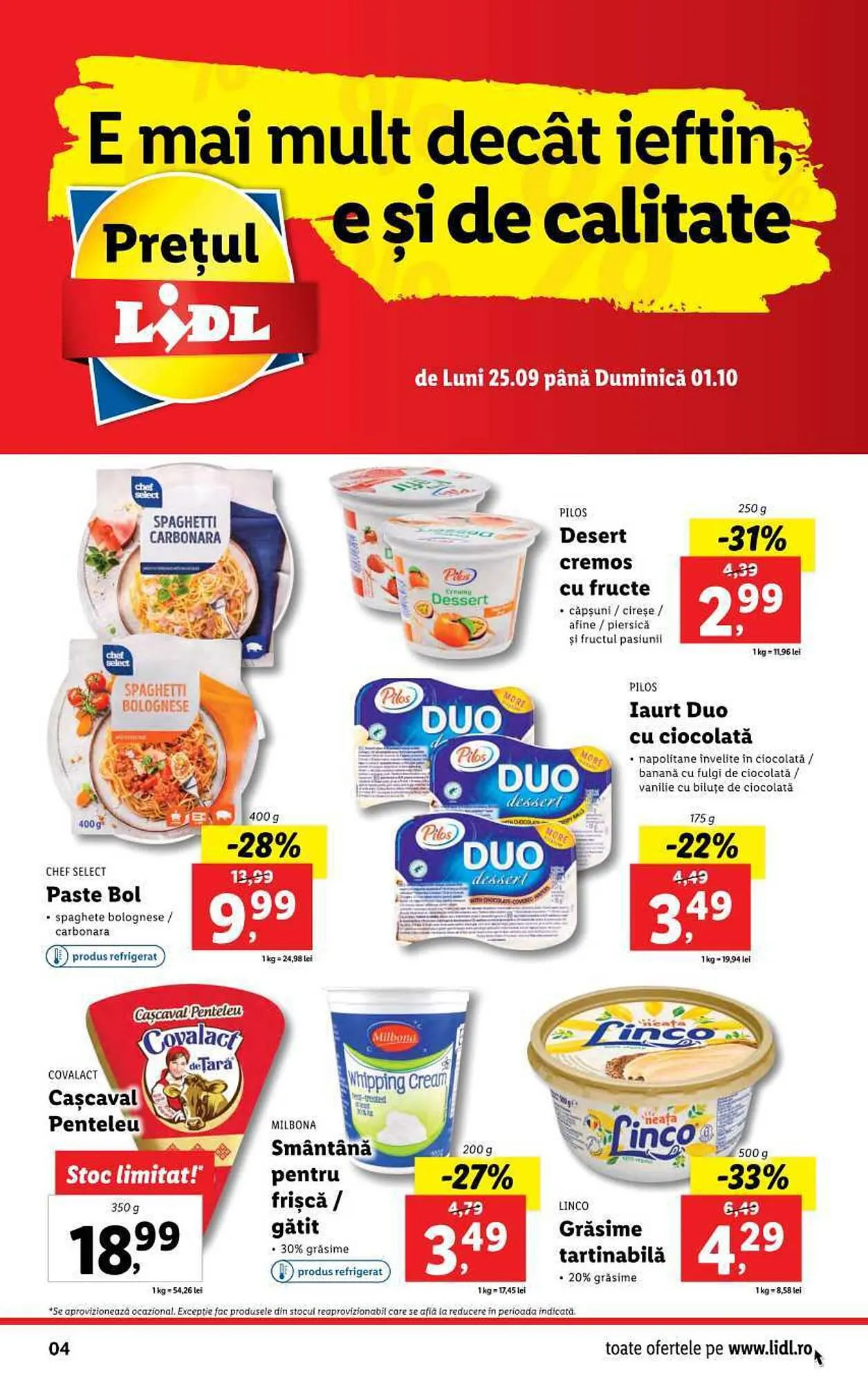 Catalog Lidl catalog de la 25 septembrie până la 1 octombrie 2023 - Revista Pagina 4