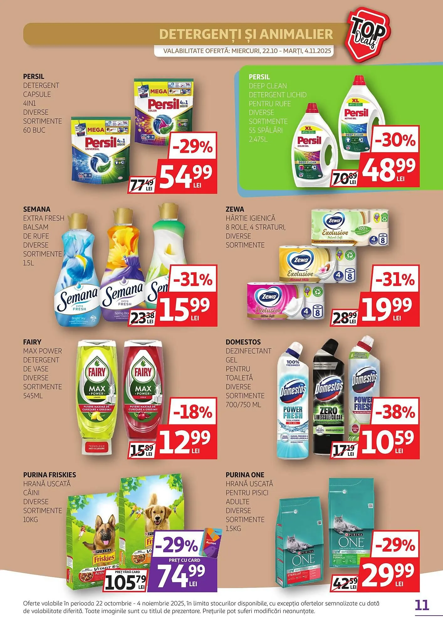 Catalog Catalog Auchan de la 22 octombrie până la 4 noiembrie 2025 - Revista Pagina 11