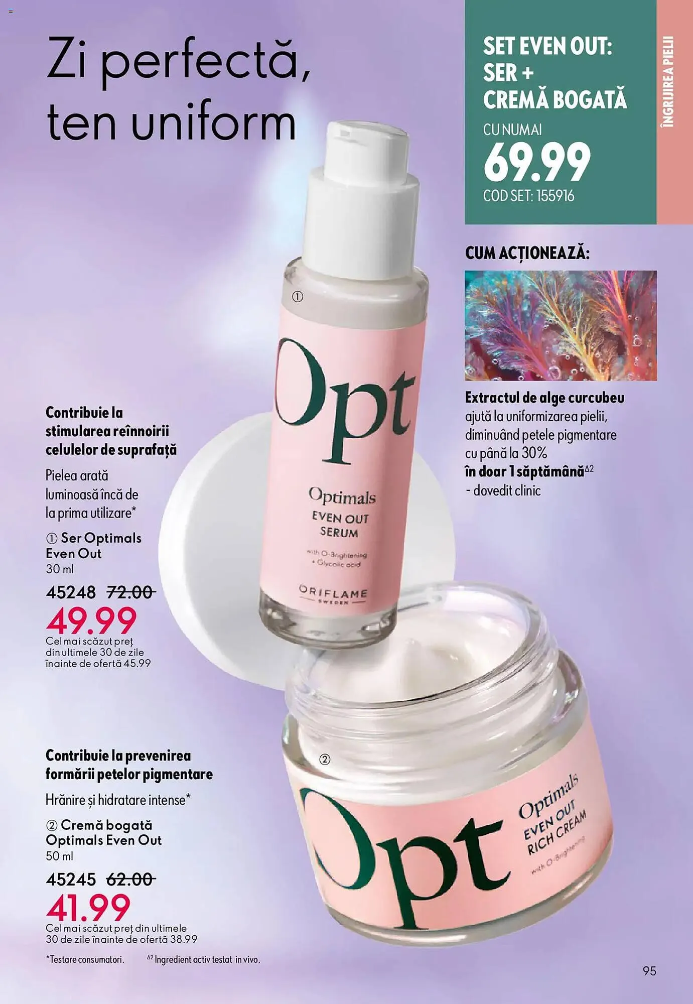 Catalog Catalog Oriflame de la 14 aprilie până la 5 mai 2026 - Revista Pagina 95