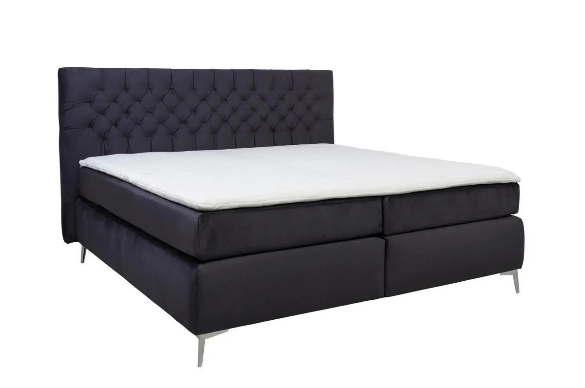 PAT BOXSPRING negru