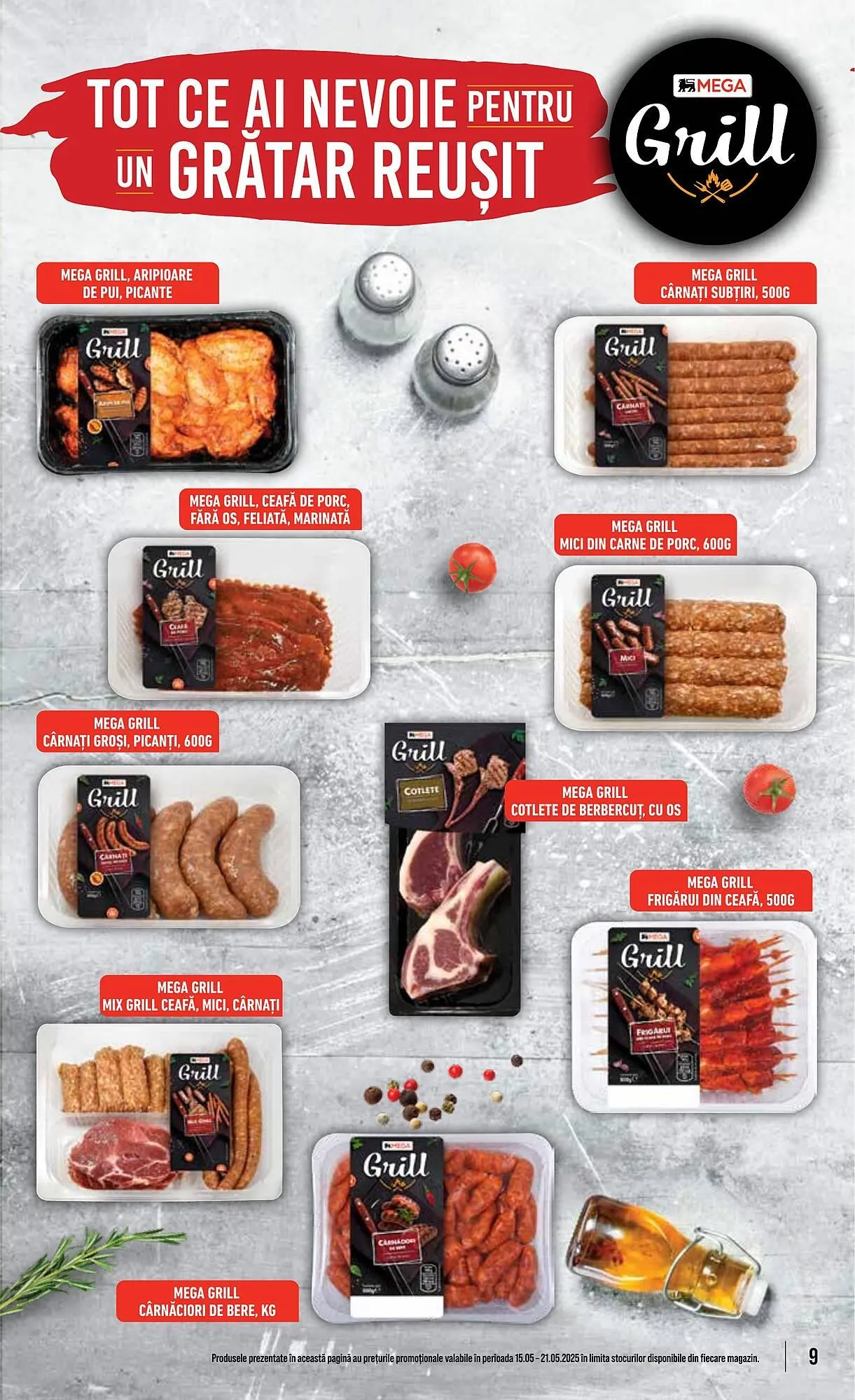 Catalog Catalog Mega Image de la 15 mai până la 21 mai 2025 - Revista Pagina 9