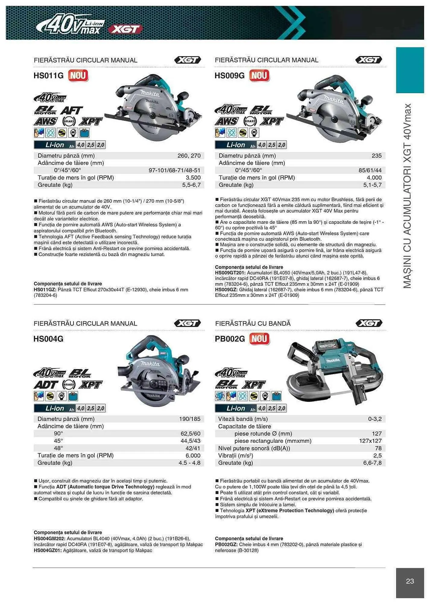 Catalog Makita catalog de la 1 ianuarie până la 31 decembrie 2023 - Revista Pagina 23