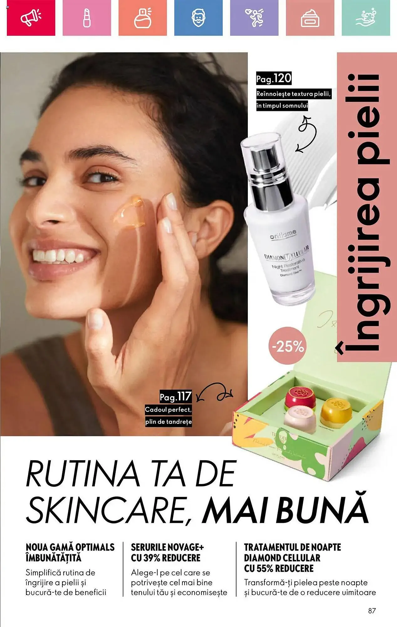 Catalog Catalog Oriflame de la 13 aprilie până la 3 mai 2025 - Revista Pagina 87