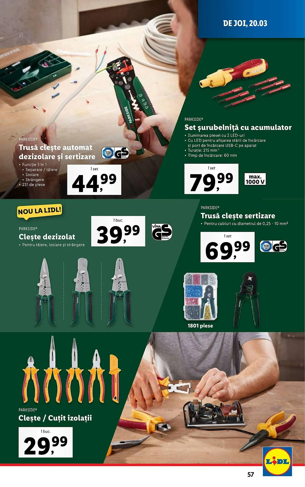 Catalog Catalog Lidl de la 17 martie până la 23 martie 2025 - Revista Pagina 57