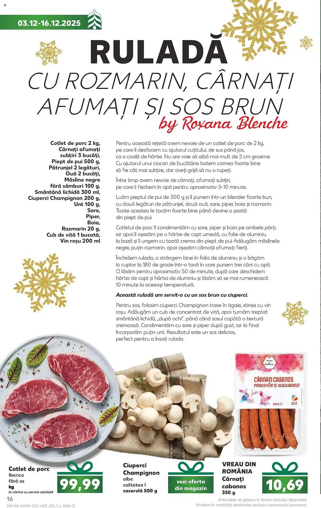 Catalog Catalog Kaufland de la 3 decembrie până la 16 decembrie 2025 - Revista Pagina 16