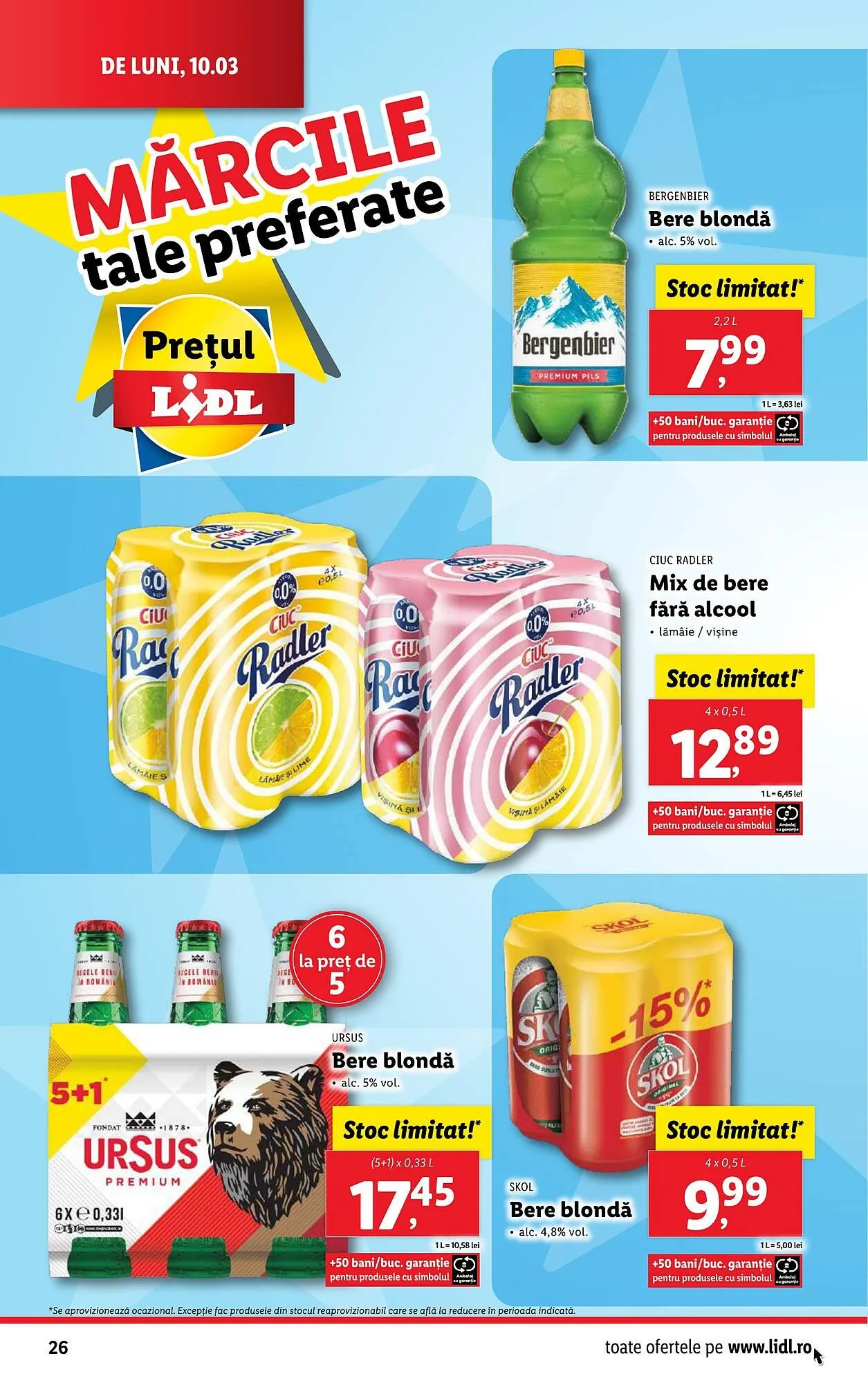 Catalog Catalog Lidl de la 10 martie până la 16 martie 2025 - Revista Pagina 26