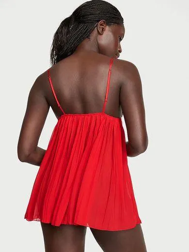 Piesă Babydoll cu pliuri