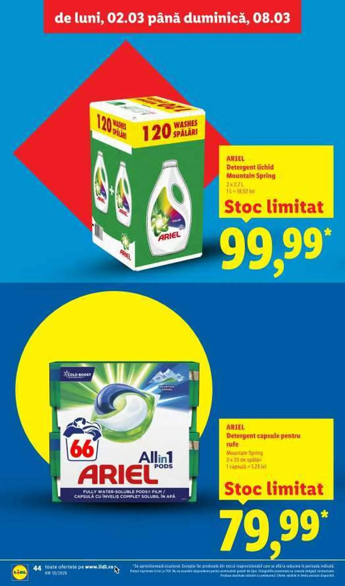 Catalog Catalog Lidl de la 2 martie până la 8 martie 2026 - Revista Pagina 44