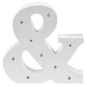 SIMBOL "&" Decor luminos din lemn pentru copii