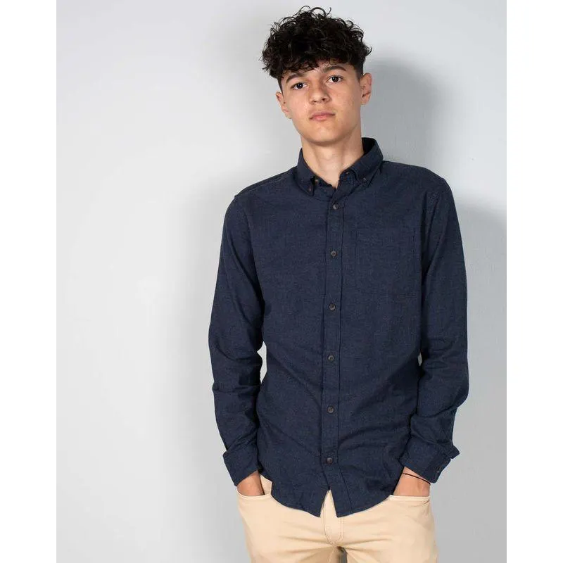 Camasa din bumbac cu buzunar la piept si guler ascutit 24DAK09012