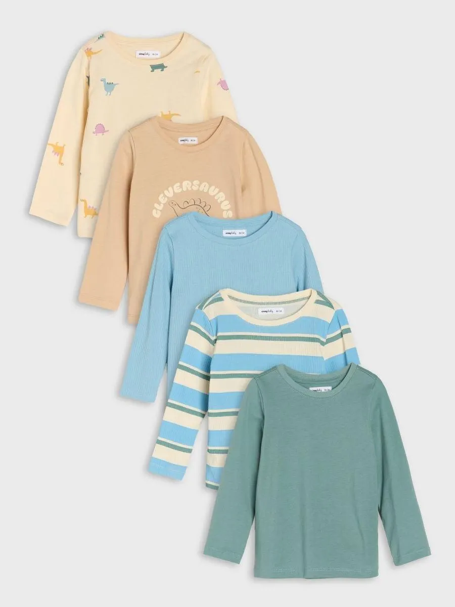 Tricouri cu mânecă lungă 5 pachet