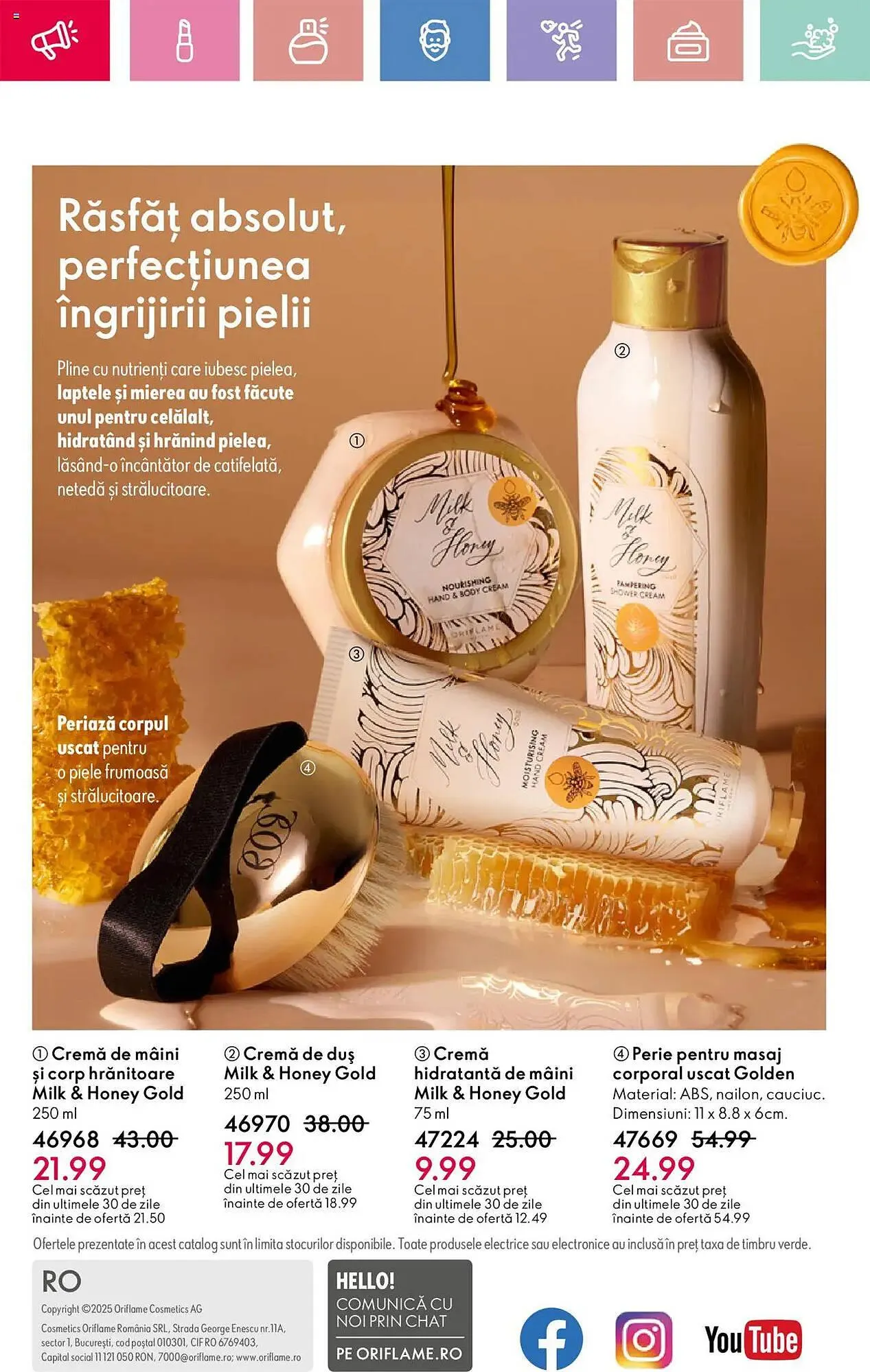 Catalog Catalog Oriflame de la 13 aprilie până la 3 mai 2025 - Revista Pagina 164