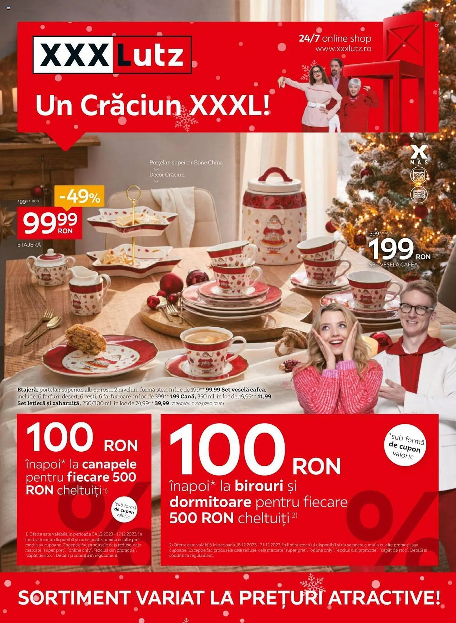 Catalog XXXLutz catalog de la 4 decembrie până la 31 decembrie 2023 - Revista Pagina 1