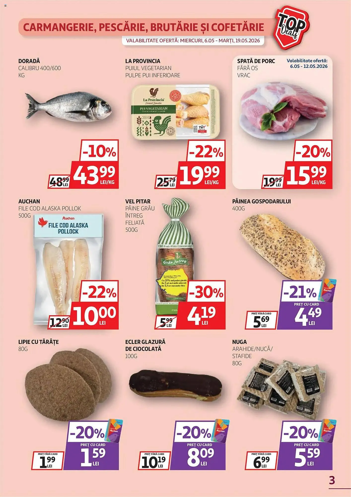 Catalog Catalog Auchan de la 6 mai până la 19 mai 2026 - Revista Pagina 3