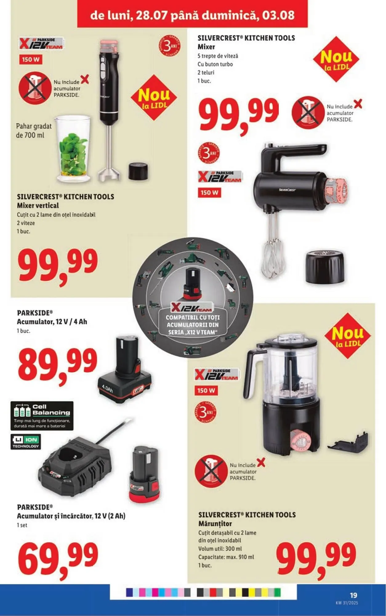 Catalog Catalog Lidl de la 28 iulie până la 3 august 2025 - Revista Pagina 19