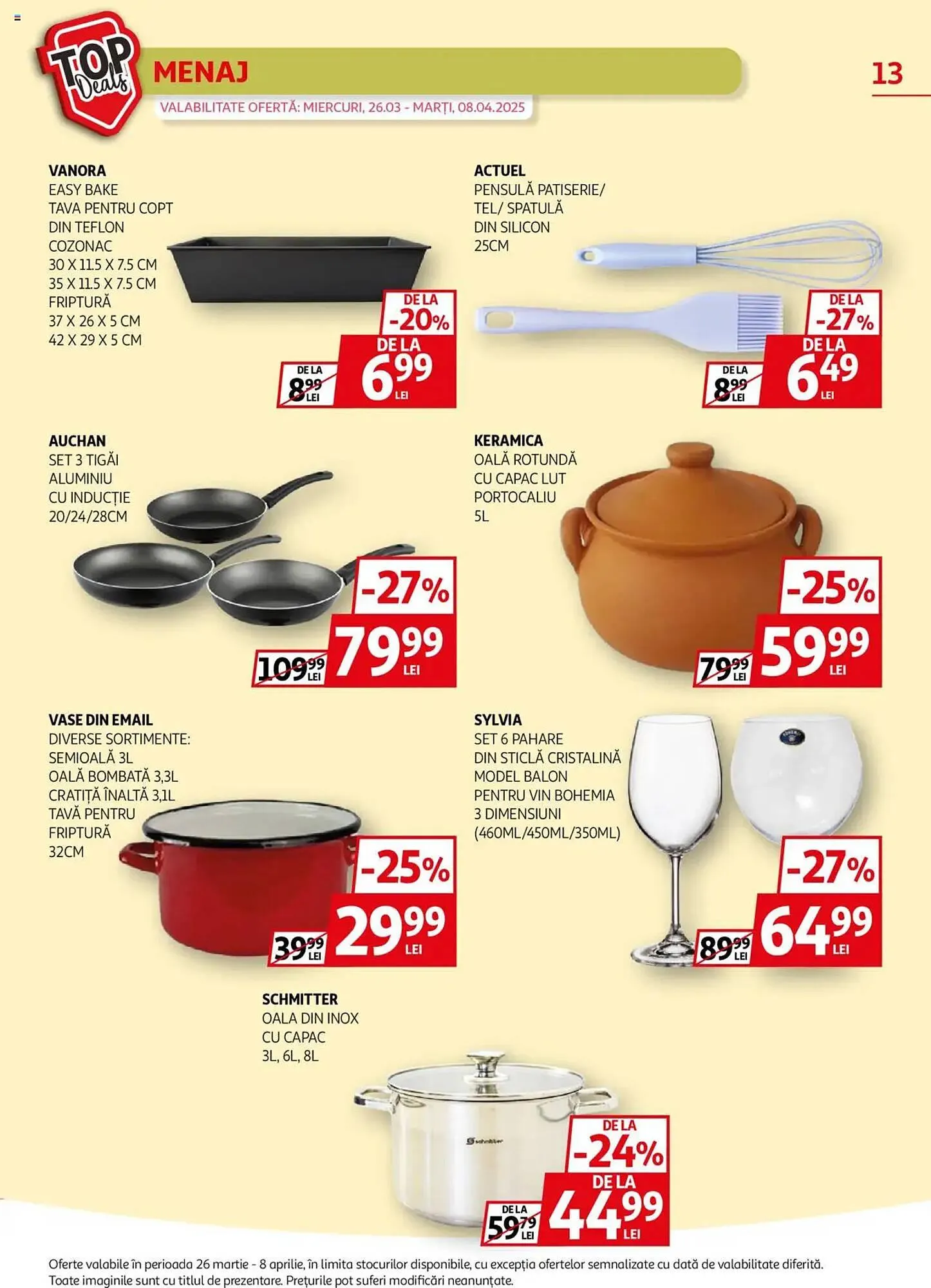 Catalog Catalog Auchan de la 26 martie până la 8 aprilie 2025 - Revista Pagina 13