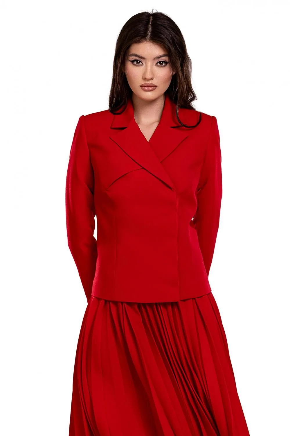 Sacou elegant rosu (livrare in 3 zile)