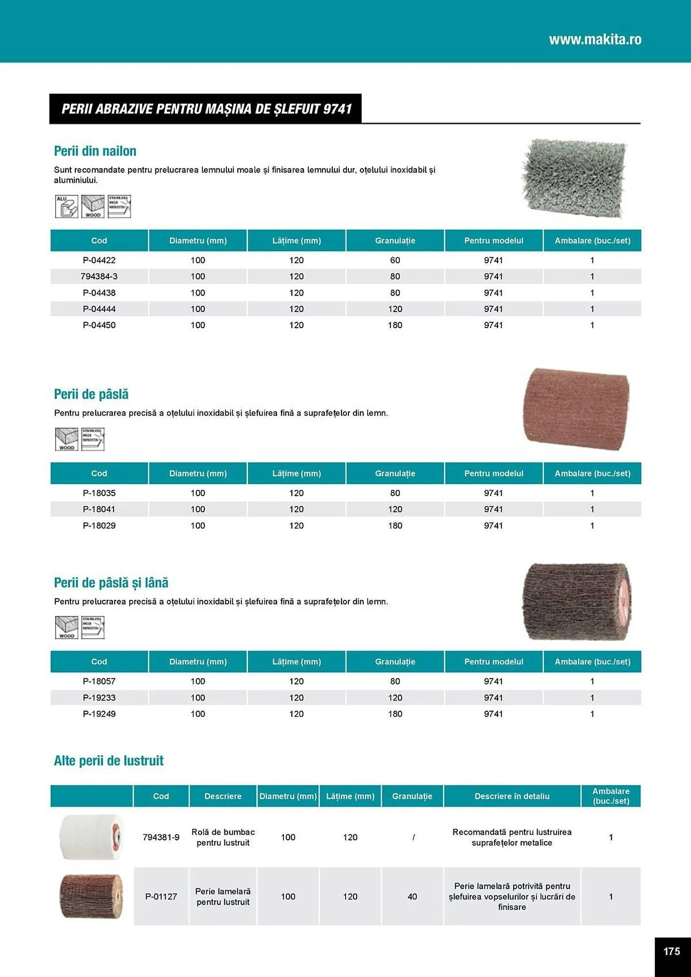 Catalog Catalog Makita de la 1 aprilie până la 31 decembrie 2025 - Revista Pagina 175