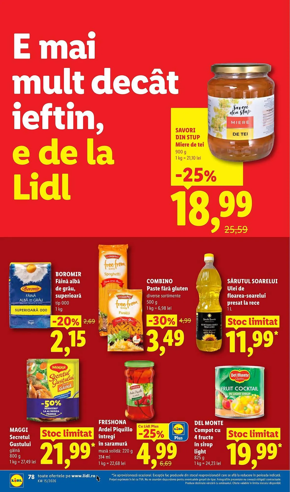 Catalog Catalog Lidl de la 6 aprilie până la 11 aprilie 2026 - Revista Pagina 78