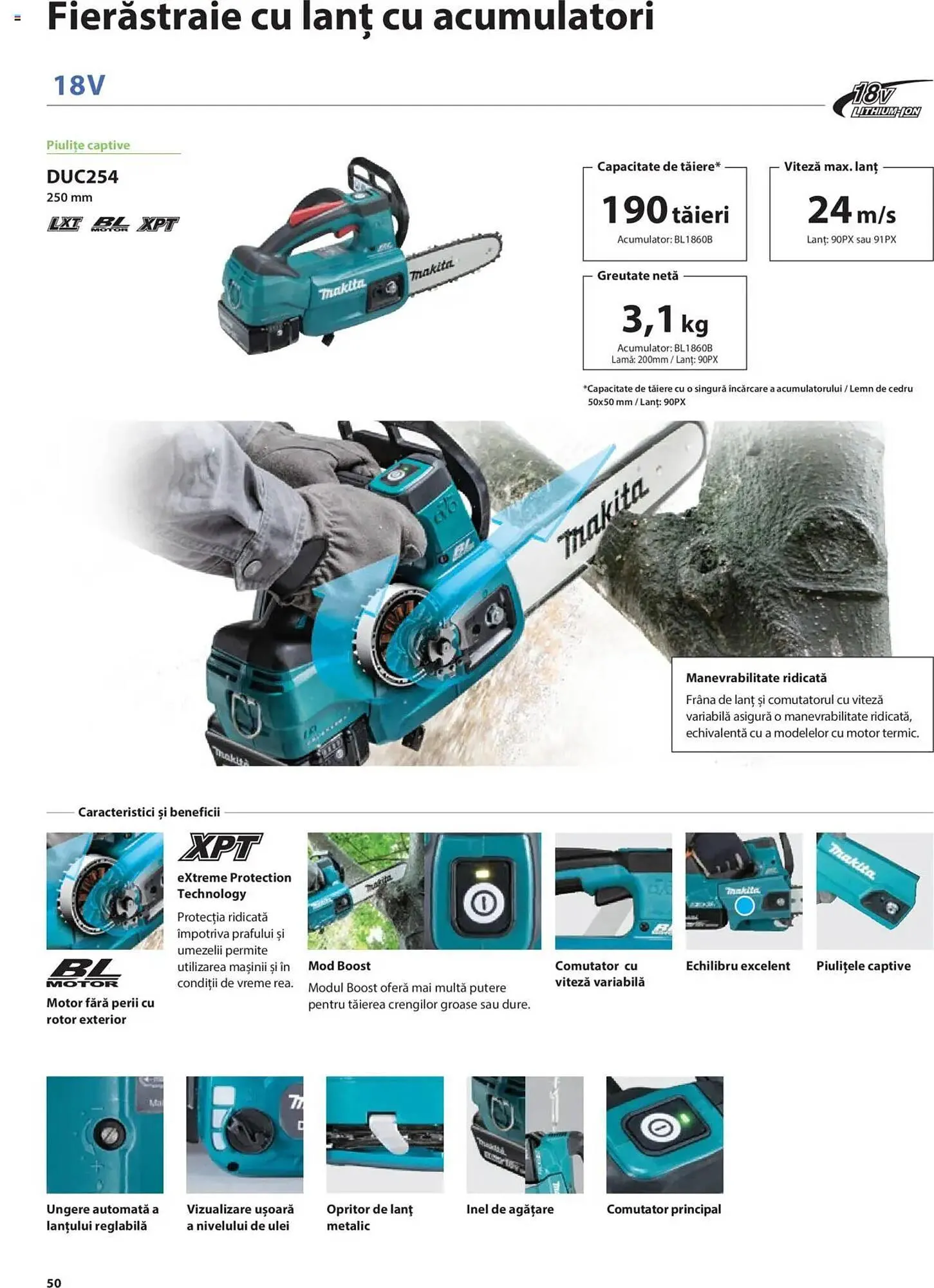 Catalog Catalog Makita de la 8 ianuarie până la 31 decembrie 2025 - Revista Pagina 50