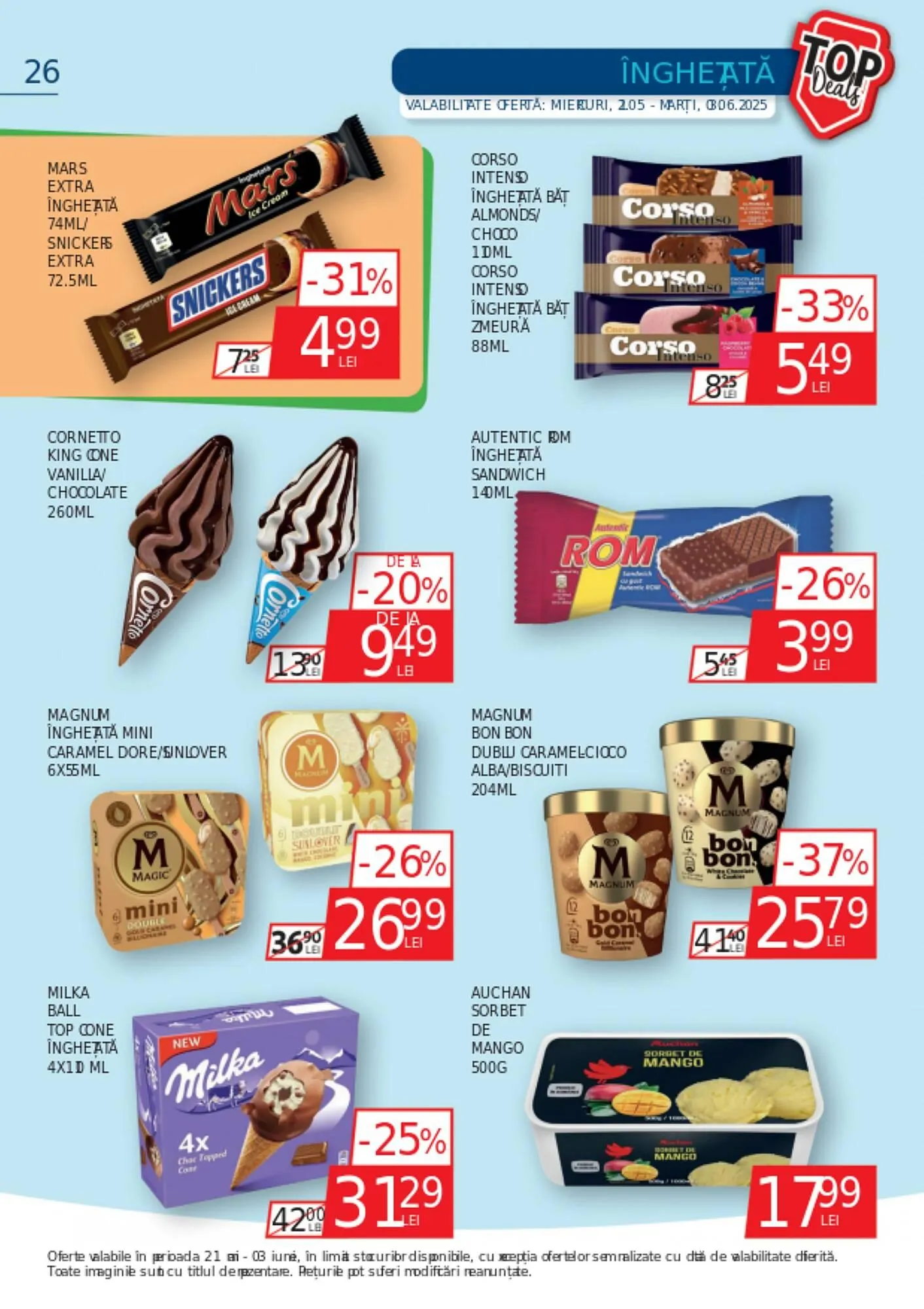 Catalog Catalog Auchan de la 21 mai până la 3 iunie 2025 - Revista Pagina 25