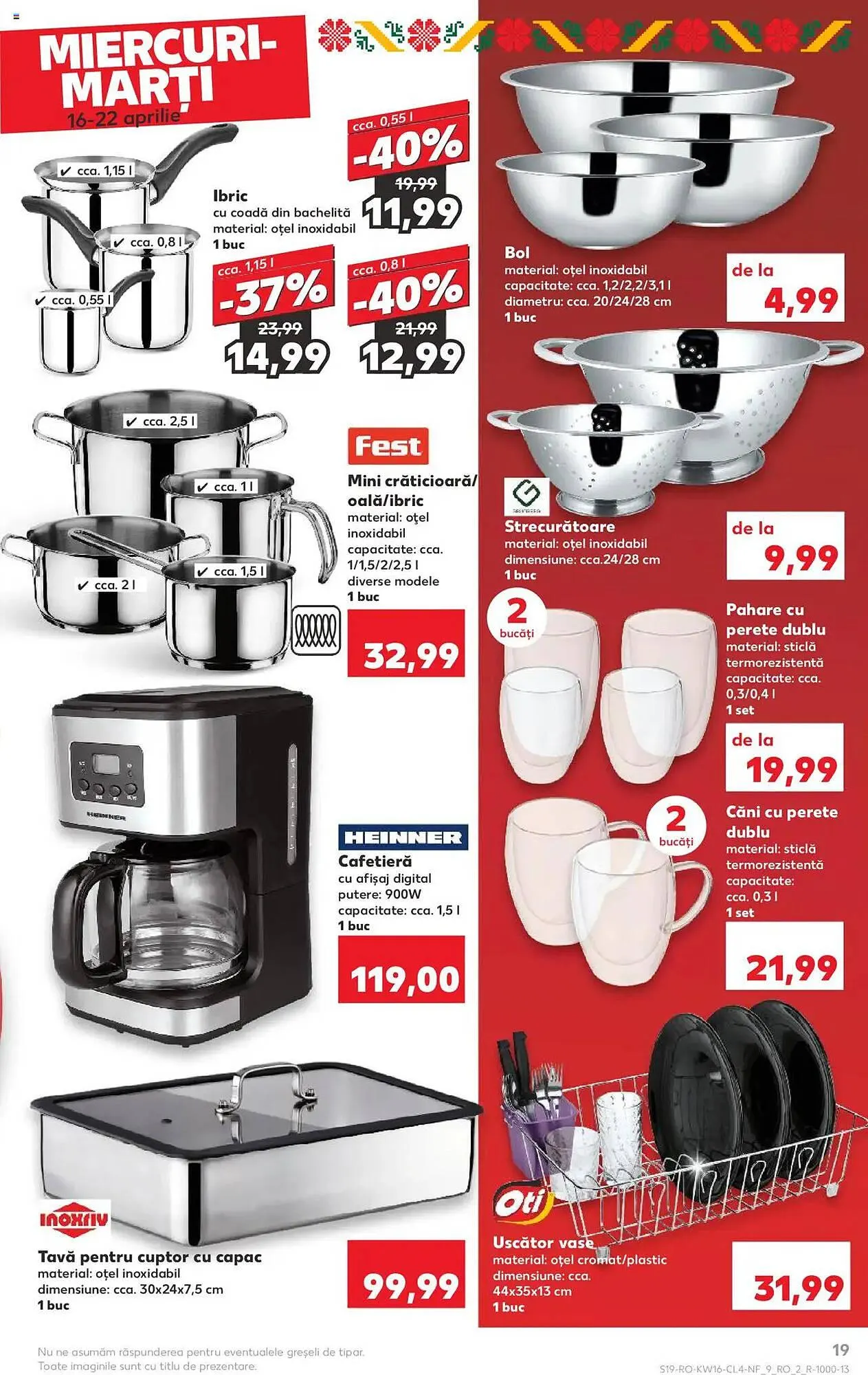 Catalog Catalog Kaufland de la 16 aprilie până la 22 aprilie 2025 - Revista Pagina 19