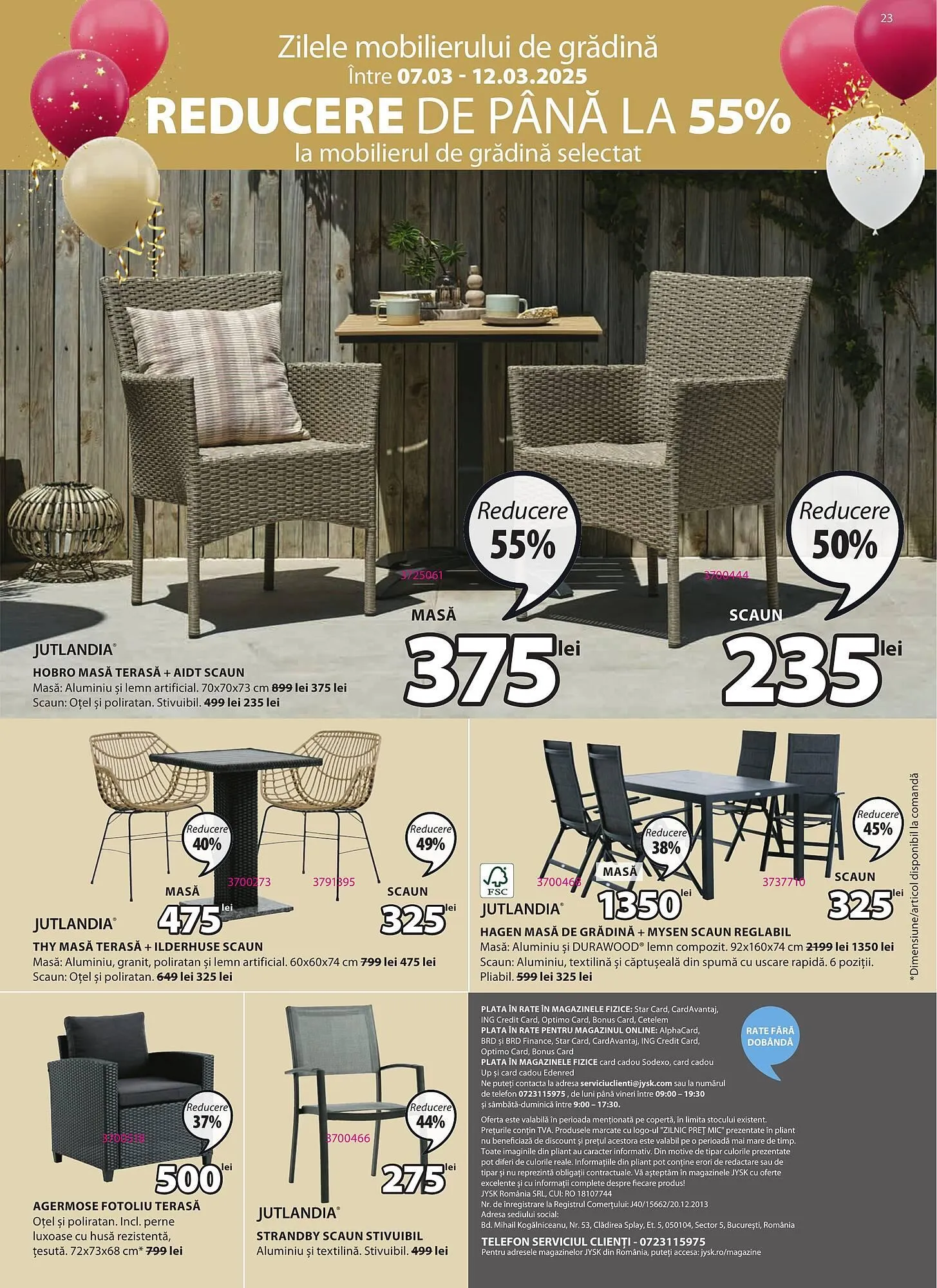 Catalog Catalog JYSK de la 7 martie până la 5 aprilie 2025 - Revista Pagina 23