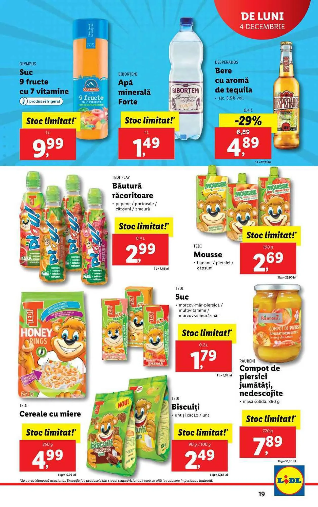 Catalog Lidl catalog de la 4 decembrie până la 10 decembrie 2023 - Revista Pagina 19