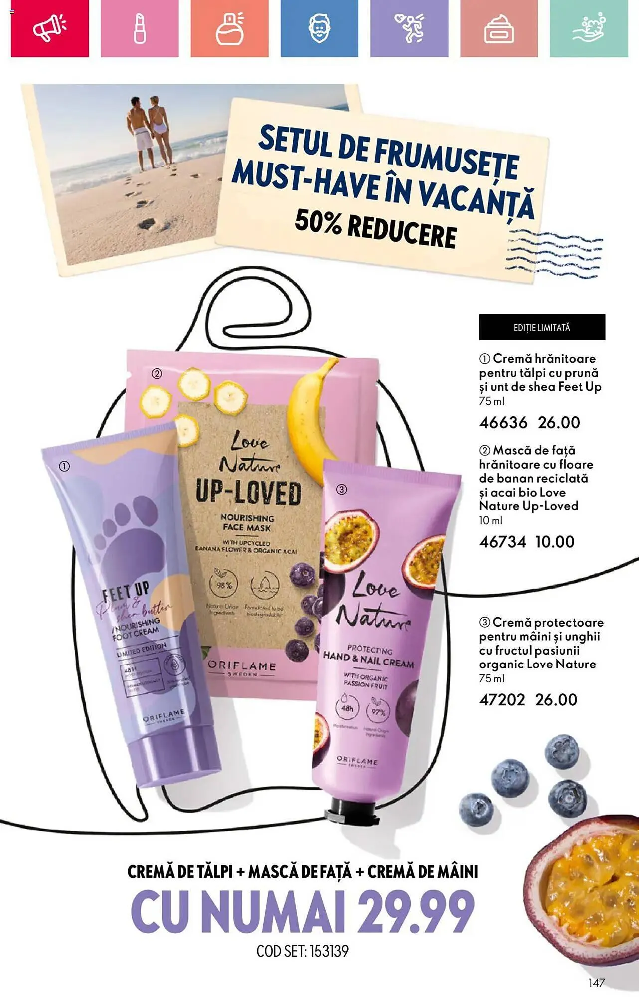 Catalog Catalog Oriflame de la 15 iunie până la 5 iulie 2025 - Revista Pagina 147