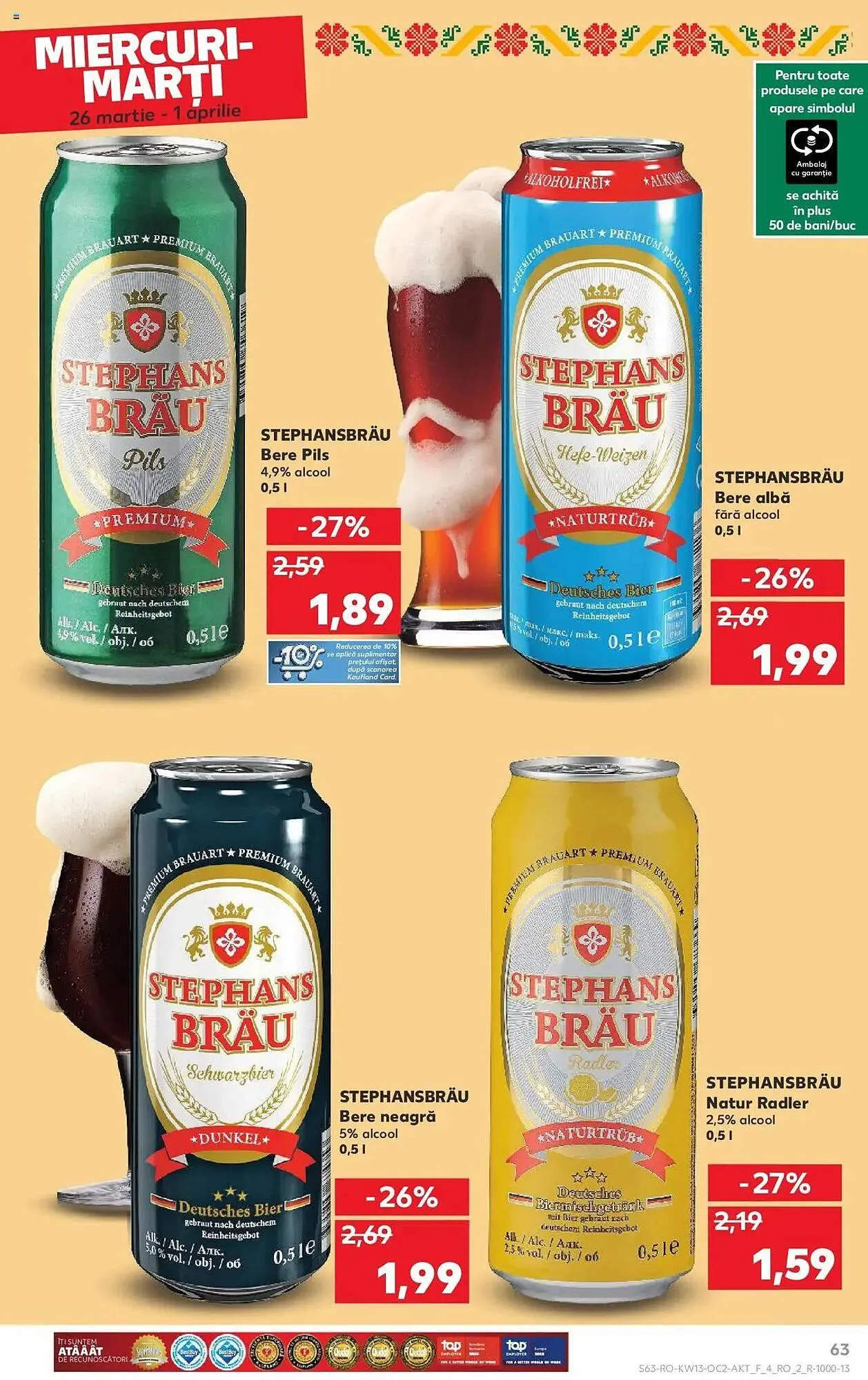 Catalog Catalog Kaufland de la 26 martie până la 1 aprilie 2025 - Revista Pagina 63