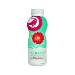 Chefir Auchan, 3.3% grasime, 330 g