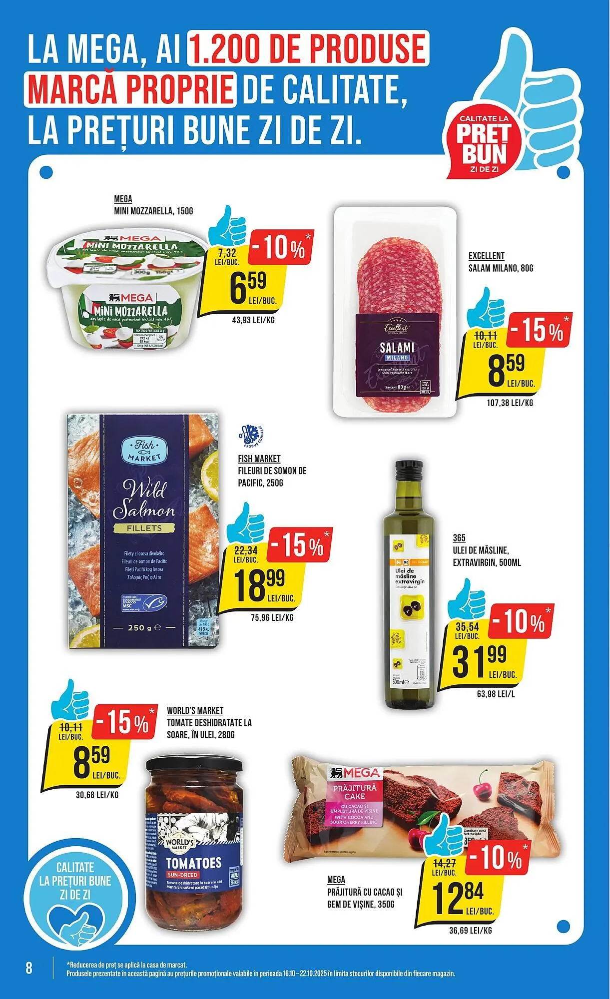 Catalog Catalog Mega Image de la 16 octombrie până la 22 octombrie 2025 - Revista Pagina 8