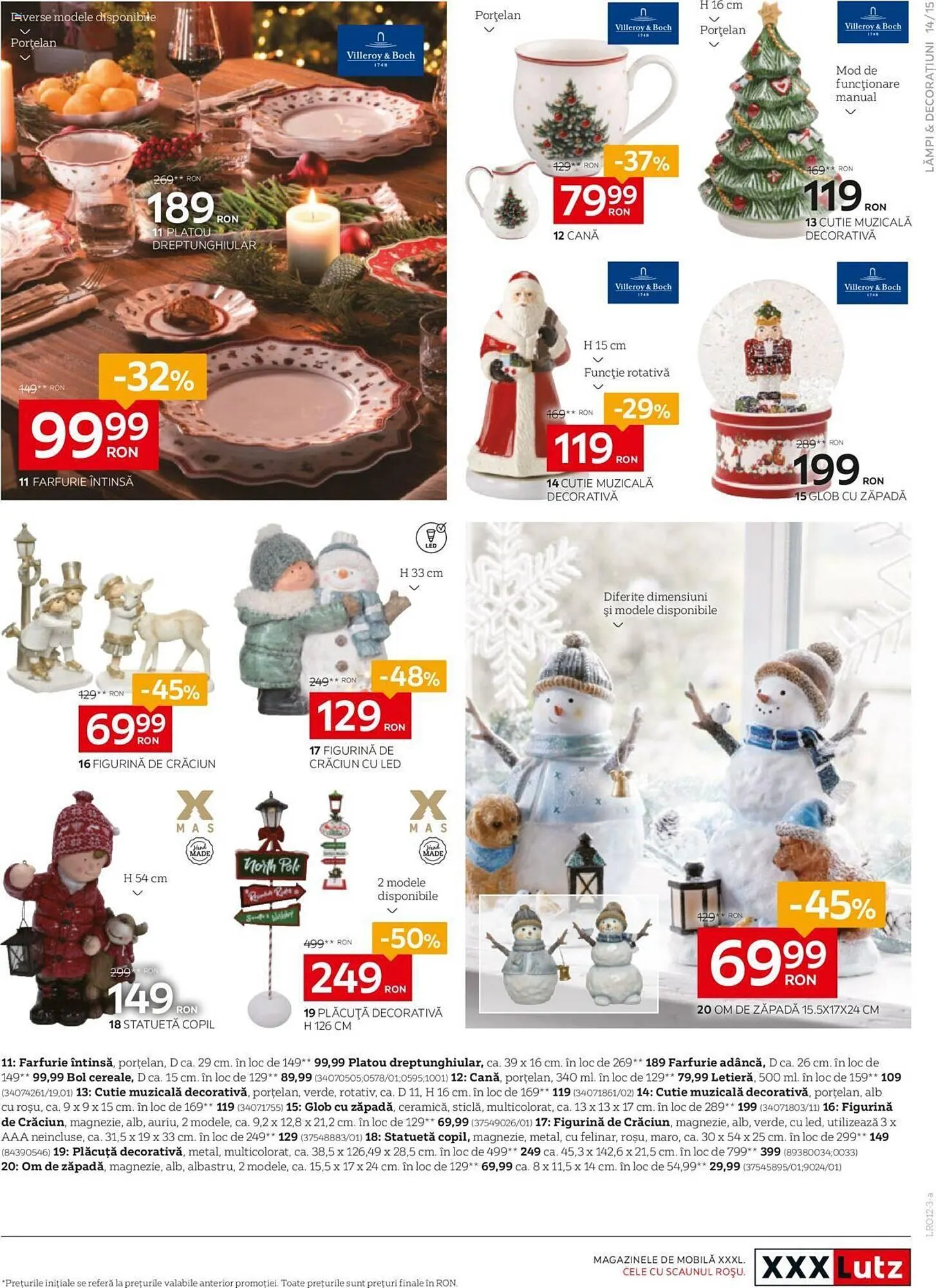 Catalog XXXLutz catalog de la 4 decembrie până la 31 decembrie 2023 - Revista Pagina 15