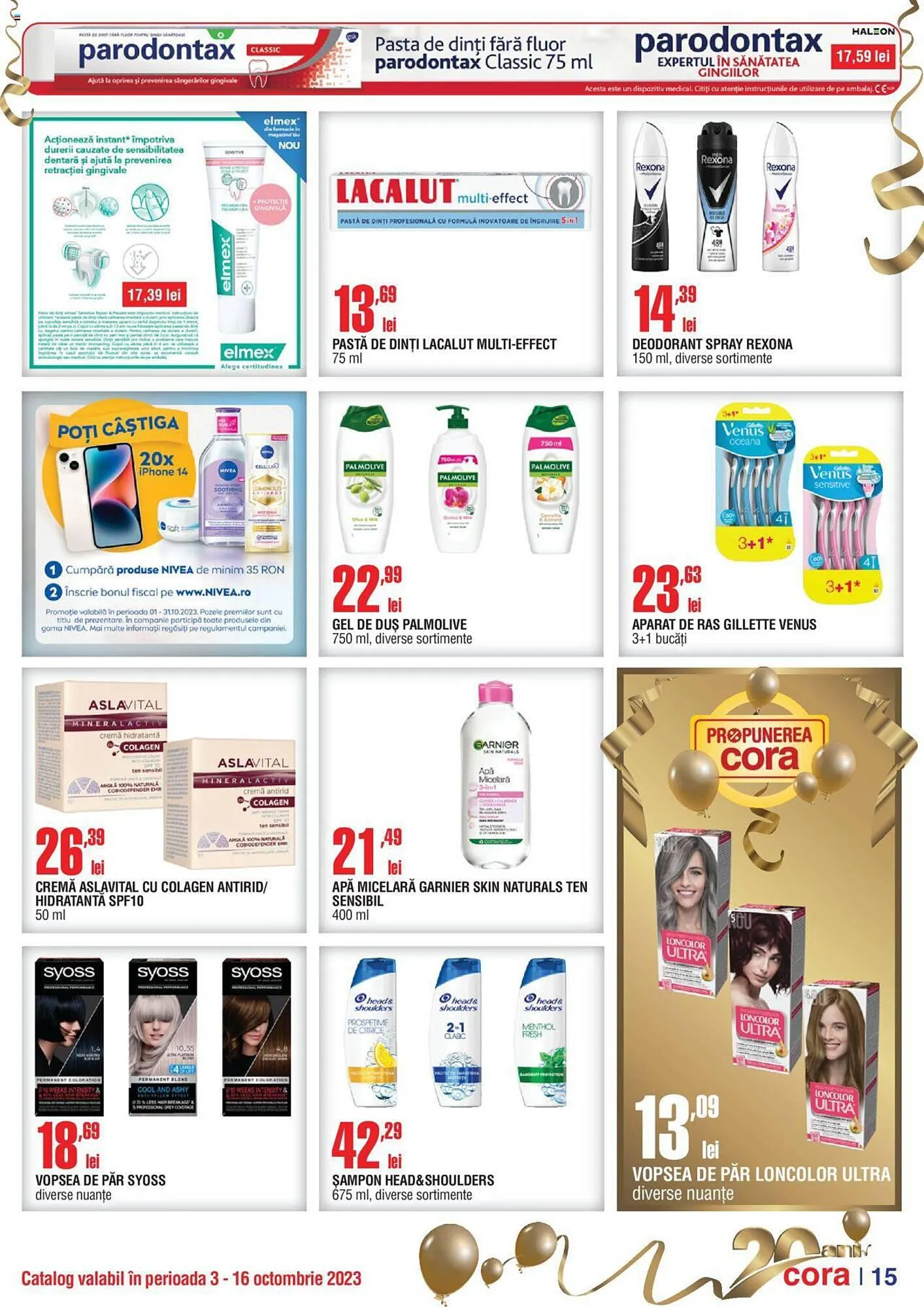 Catalog Cora catalog de la 3 octombrie până la 16 octombrie 2023 - Revista Pagina 15