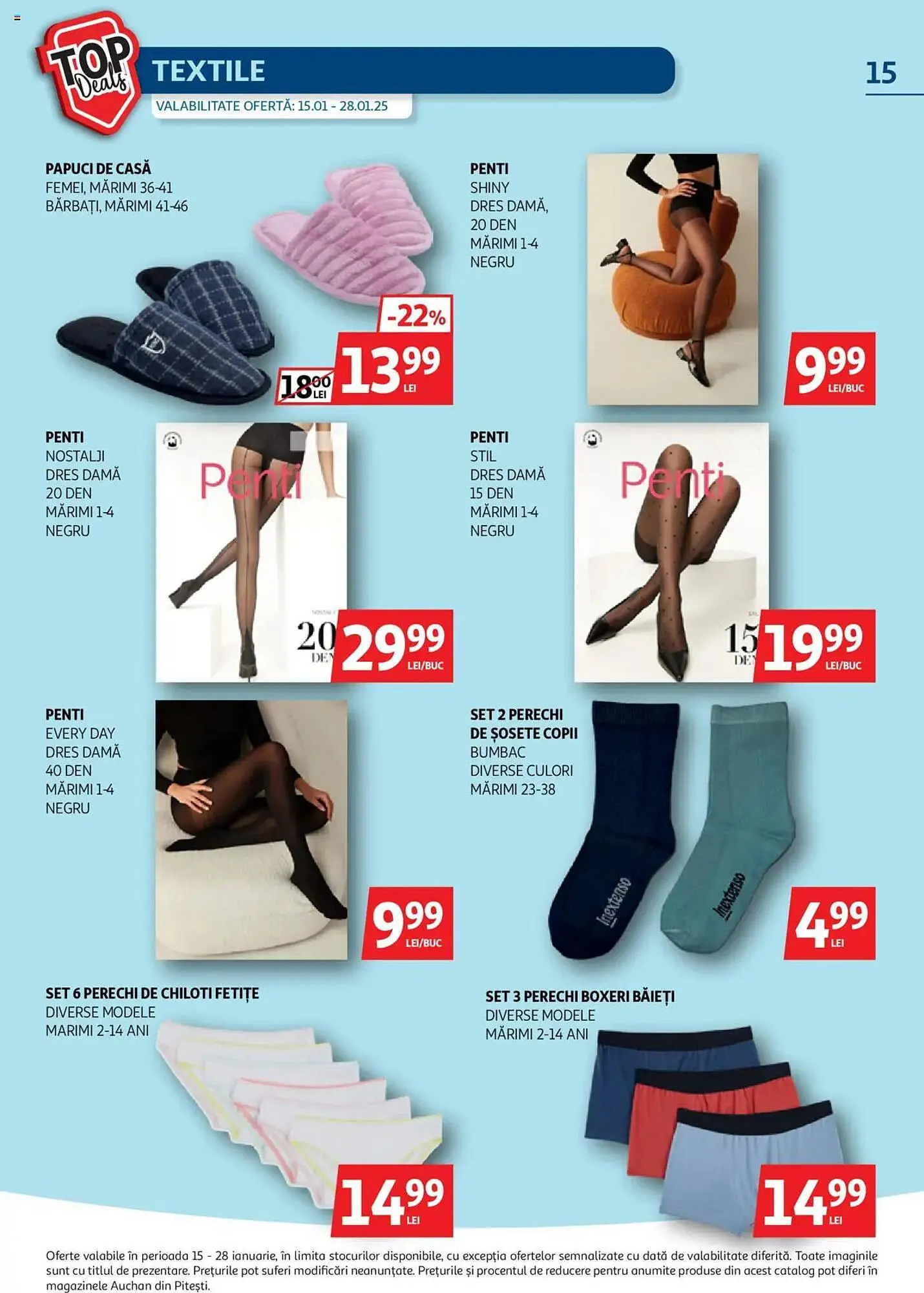 Catalog Catalog Auchan de la 15 ianuarie până la 28 ianuarie 2025 - Revista Pagina 15