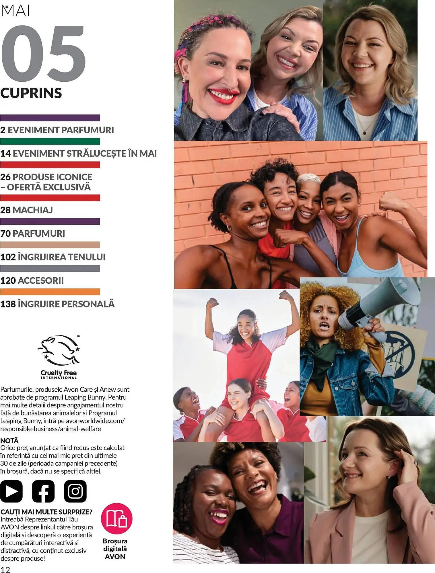 Catalog Catalog Avon de la 30 aprilie până la 31 mai 2026 - Revista Pagina 14